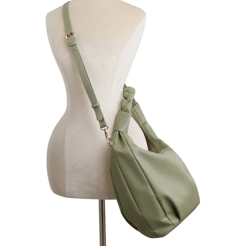 Braid Handle Hobo Bag/Crossbody Save 40%